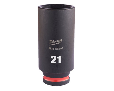 Milwaukee SHOCKWAVE™ Impact Socket 3/8" deep 21mm-1pc