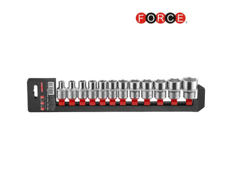 12pc 1/2"DR. 6pt. Flank socket (SAE)