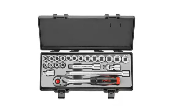 22 Piece 1/2Dr. 6pt. Flank Socket Combination Set