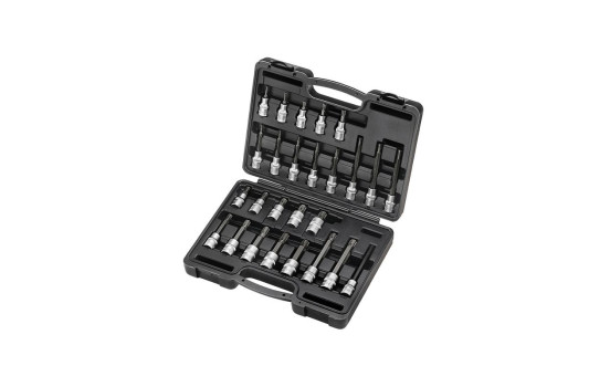 26pc 1/2" Ribe socket bit set, Image 2