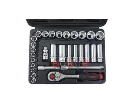 30pc 3/8"DR. 6pt. Flank Socket set, Image 2