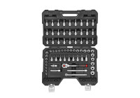 68pc 3/8"DR. 6pt. Flank & star socket combination set