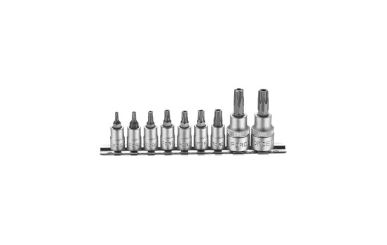 Bit socket set 5-sided Resistorx TS 9 pieces