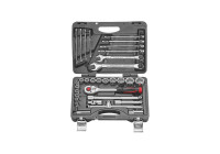 Force 1/2" 6-point socket and spanner combination set SAE 32 pieces
