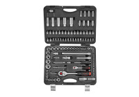 Force 1/4" & 1/2" Socket Set 6-sided 108 pieces