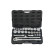 Force 3/4" Socket Set 12-sided 26 pieces, Thumbnail 2