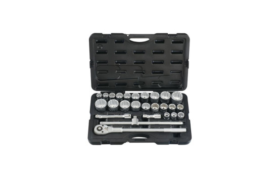 Force 3/4" Socket Set 12-sided 26 pieces, Image 2