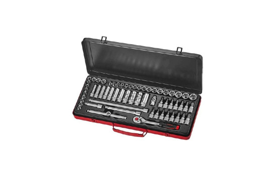 Force 3/8" Socket Set 6-sided 61-piece, Image 2