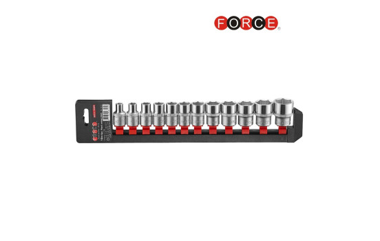 Force 4127-9 1/2" Socket Set 12-point SAE 12 pieces