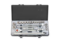 Force Socket Set 1/2" 12-sided 24 pieces