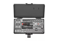 Force Socket Set 1/4" 12-sided 28 pieces