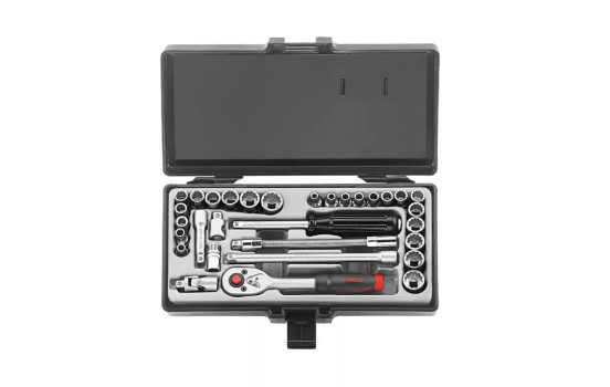Force Socket Set 1/4" 6-sided 31 pieces