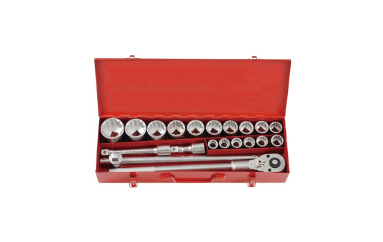 Force Socket Set 3/4" 12-sided 20 pieces, Image 2
