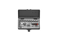 Force Socket Set 3/8" 12-sided 23 pieces