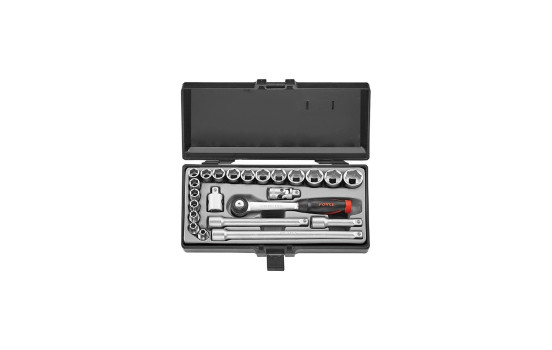 Force Socket Set 3/8" 12-sided 23 pieces