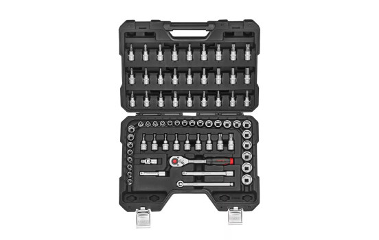Force Socket Set 3/8" 6-sided 68 pieces
