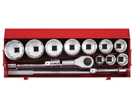 Socket set 1 ", 12-side 15-pcs.