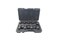 WT-8744 Stubby impact socket set | Allen | 9-piece