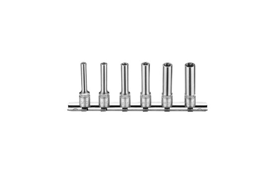 1/4" Socket set Torx long 6 pieces