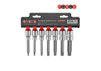 7pc 1/2" DR. Spline socket bit set (100mmL)