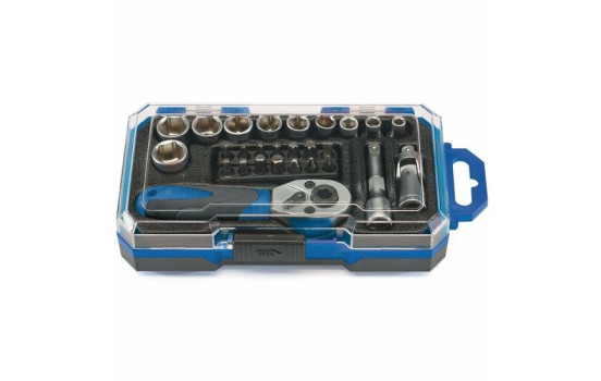 Draper 1/4" Ratchet and socket set 27pcs