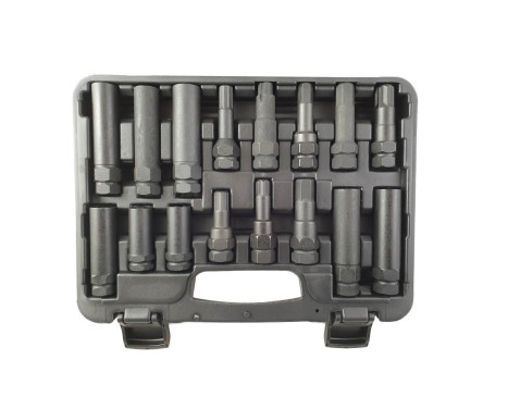 Lock bolt socket wrench set 16-piece