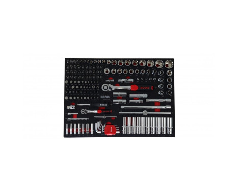 Rooks Ratchet and socket set 1/2" and 1/4" 155-piece, Image 2