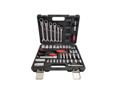 Socket set 1/4 & 1/2 68 pieces