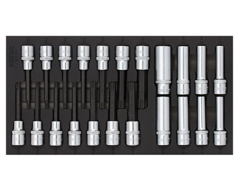 Sonic Sockets & Bit socket set 1/2", SFS 1/3 22-piece