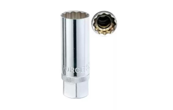Force magnetic Spark plug socket 1/2", 14mm