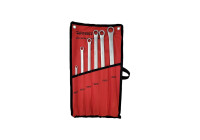 Double ring spanner set MM extra long 6-piece