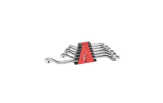 Force 45° Ring spanner set SAE 6-piece