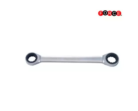 Force double ring ratchet wrench: 8x10