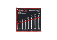 Force open Ring spanner set with bag 8-piece