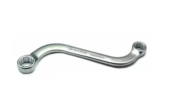 Force S-shaped Ring Wrench 7/16" x 1/2"