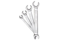 Ring wrench set "open model" (SAE) 4 pieces.