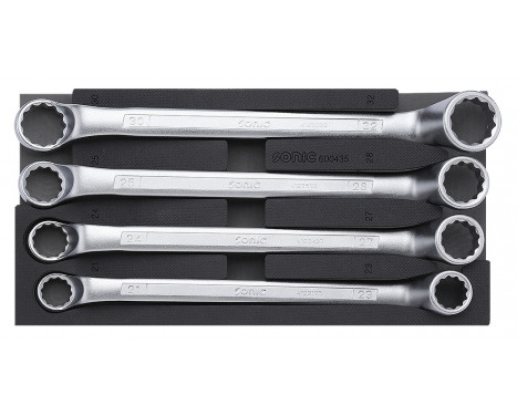 Sonic Ring Wrench Set, Deep Bent 75° 4-piece