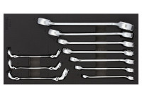 Sonic Ring wrench set "open model" 8 - 27 mm 10-piece