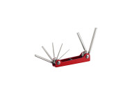 Force folding Allen key set SAE 7-piece