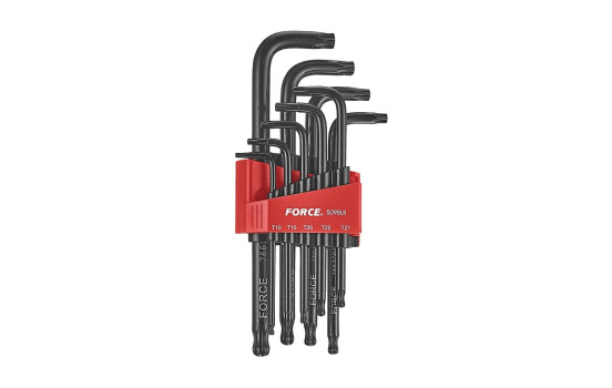 Force long ball torx key set 9-piece