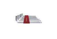 Force right angle ball socket set long SAE 7-piece