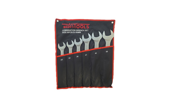 6 Piece Combination Wrench Set 33, 34, 36, 41, 46 & 50mm