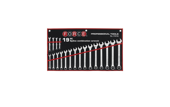 Force Combination Wrench Set 19 Piece