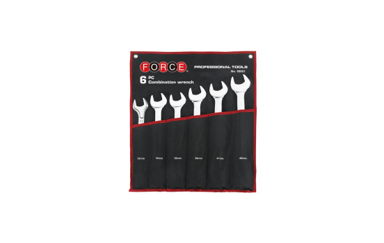 Force Combination wrench set SAE 6-piece