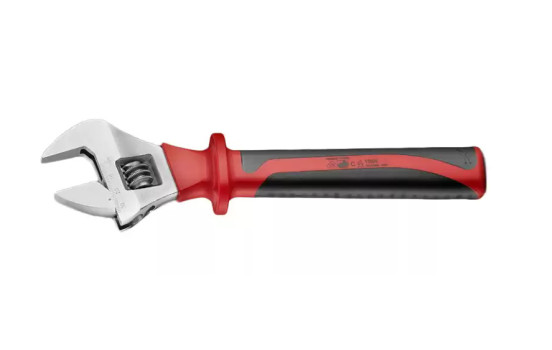 Force insulated adjustable wrench 10"