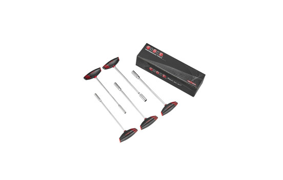 5 piece T-handle hex socket wrench set