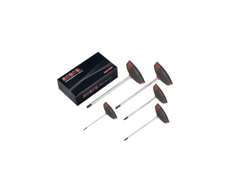 5-piece T-handle torx key set