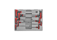 9pc Hex ball point grip key set (SAE)