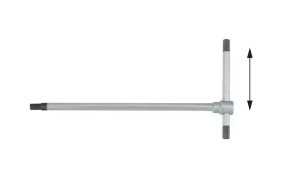Force adjustable T-handle hex key 12mm