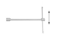 Force T-handle Allen key socket wrench adjustable: 19mm